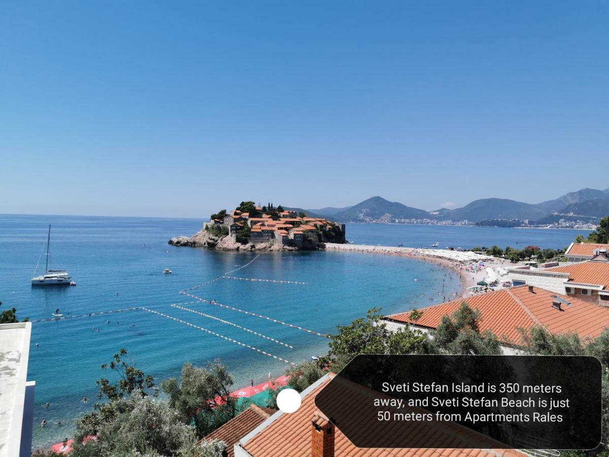 Apartments Rales Sveti Stefan Ngoại thất bức ảnh